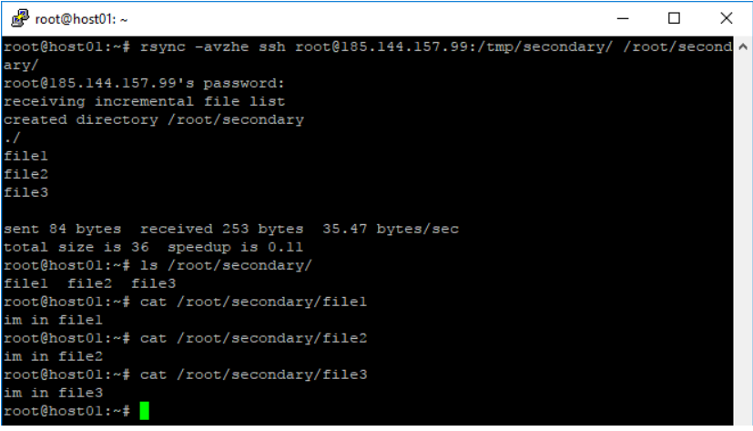 Sync Files from Remote to Local Server with rsync over SSH