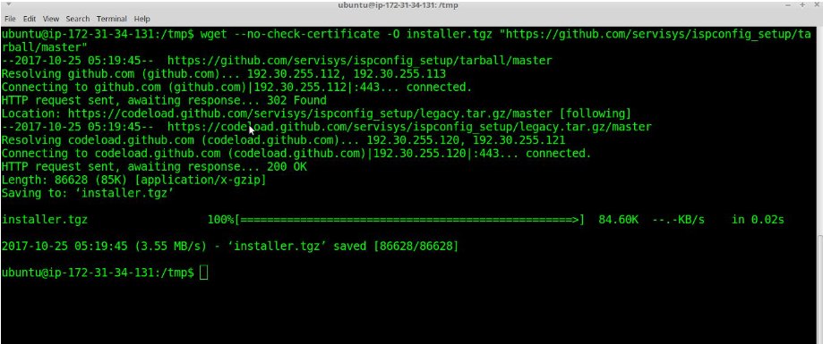 After installation the zip file will saved on system
