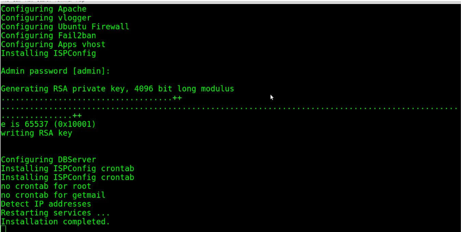 Access your ISPConfig provider by visiting your domain followed by ':8080' in your web browser