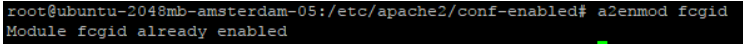 a2enmod Command