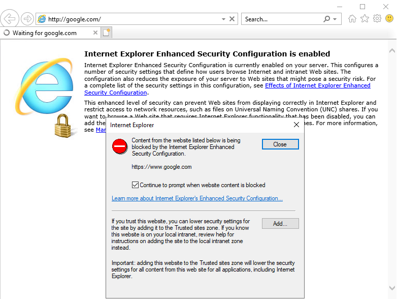 SecuritInternetExplorer