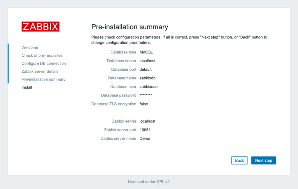 install zabbix on ubuntu step 10
