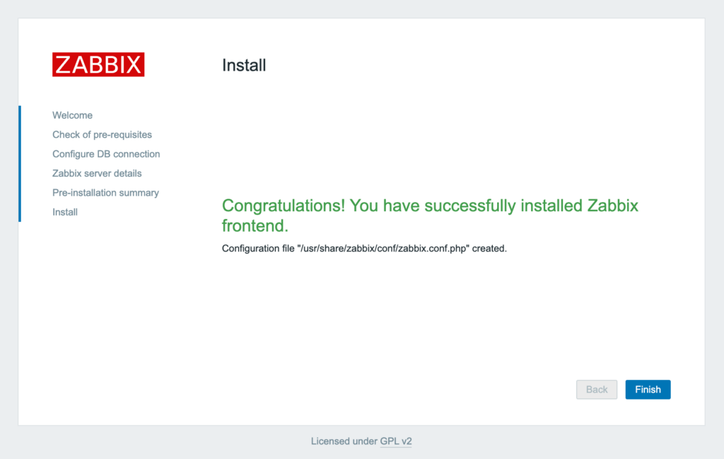 install zabbix on ubuntu step 11