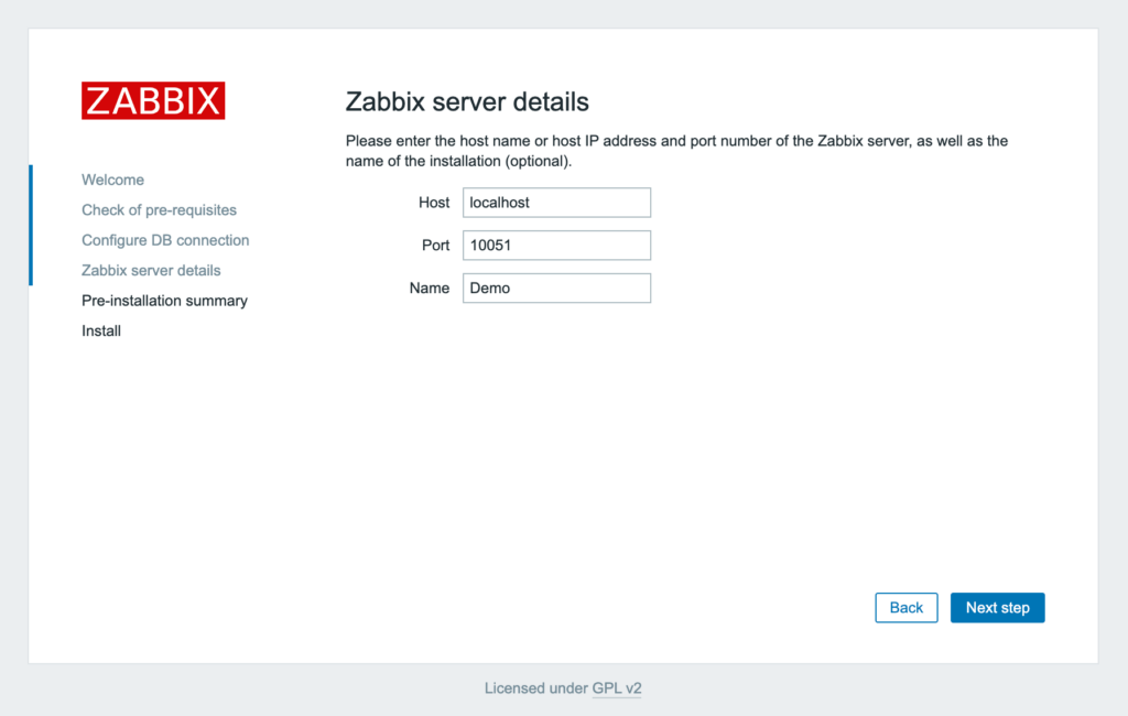 install zabbix on ubuntu step 9