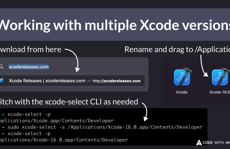 Xcode and Node.js Versions